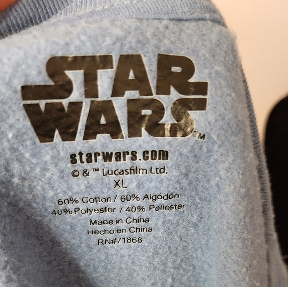 Star Wars Size XL Blue Sweatshirt Stronger Than You Think - Picture 5 of 5